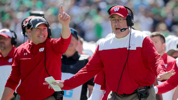 Jim Leonhard, Paul Chryst. Mark Hoffman, USA TODAY NETWORKjpeg